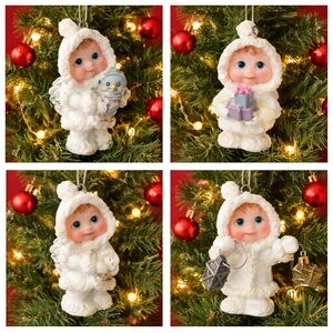 NIB 2002 Dreamsicles Northern Lights Polystone Ornaments Set of 4